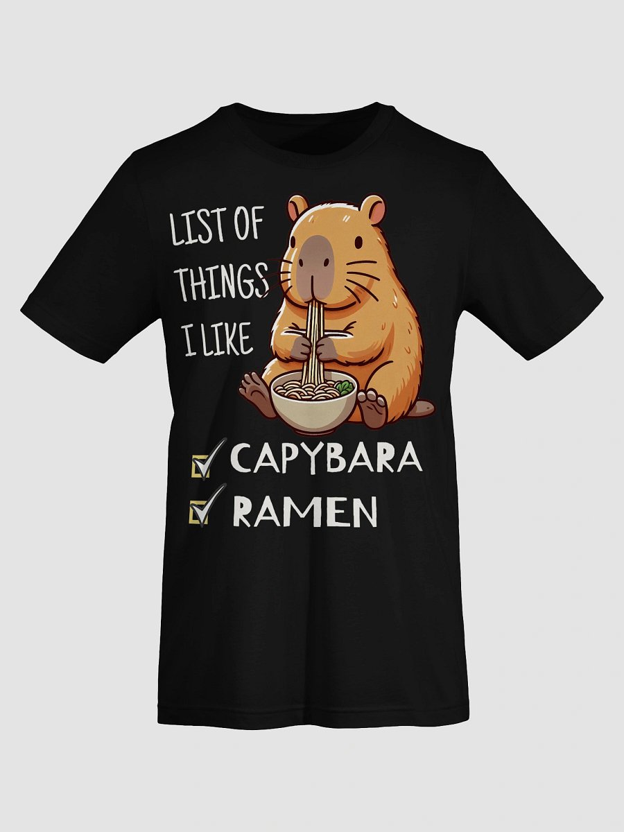 Capybara Ramen Lover T-Shirt product image (7)