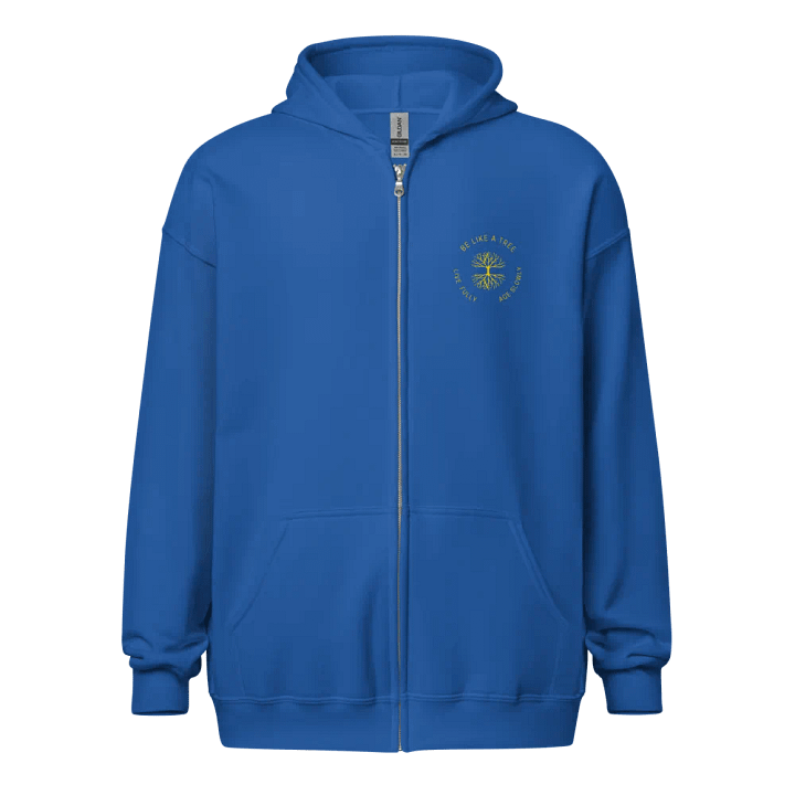 'BE LIKE A TREE' Hoodie Royal Blue / Men's Women's Unisex product image (1)