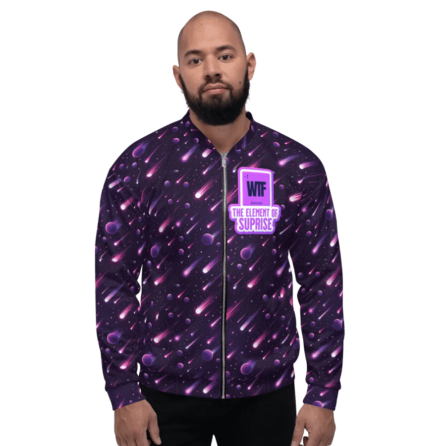 Funny WTF All Over Print Jacket product image (5)