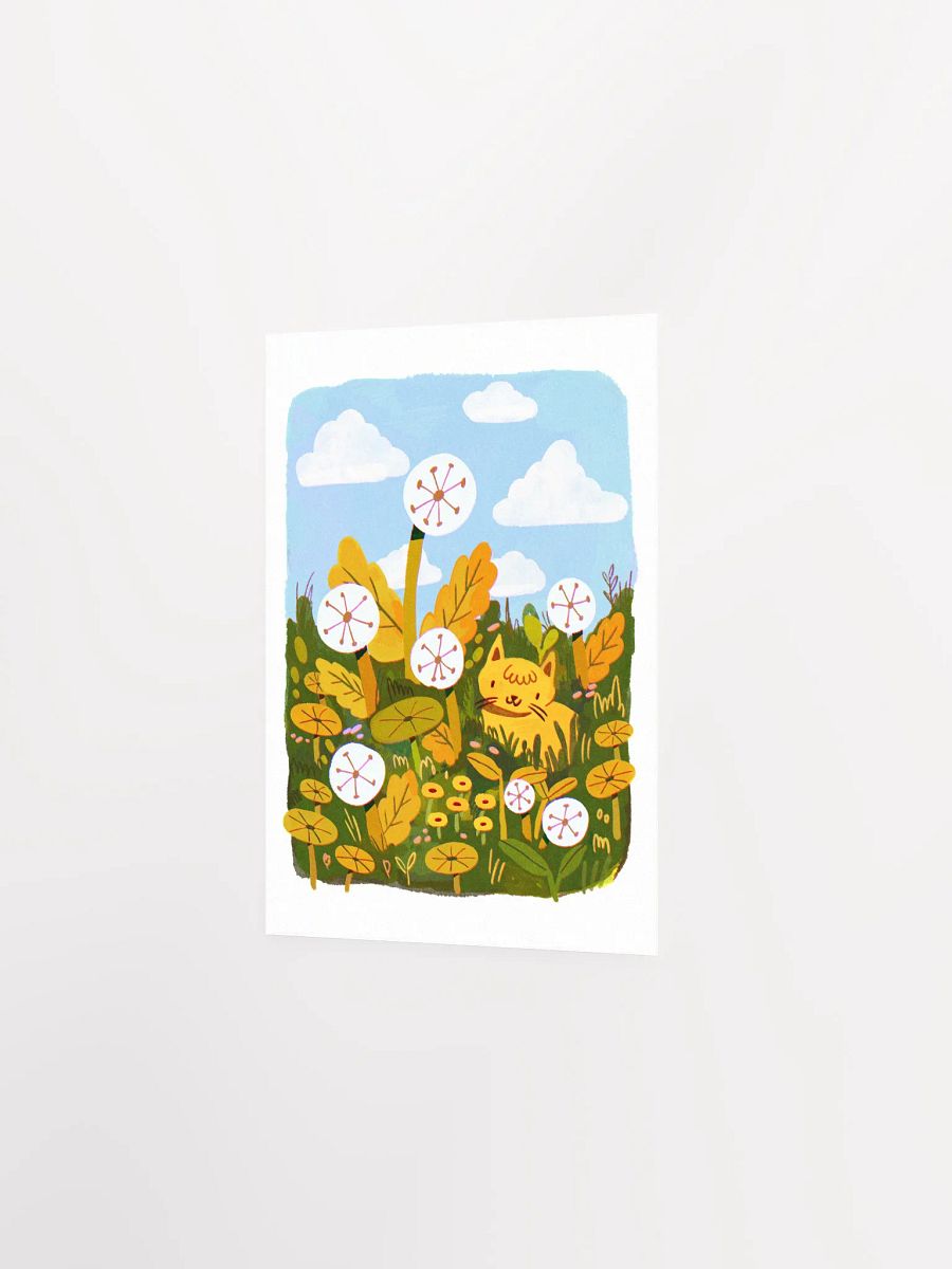 Dandelion Kitty Print product image (3)