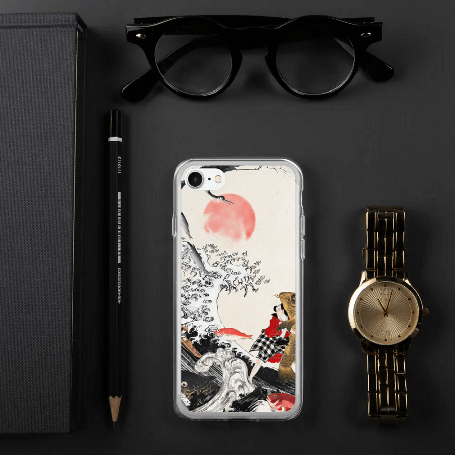 Sunset Wave Art iPhone Case product image (329)