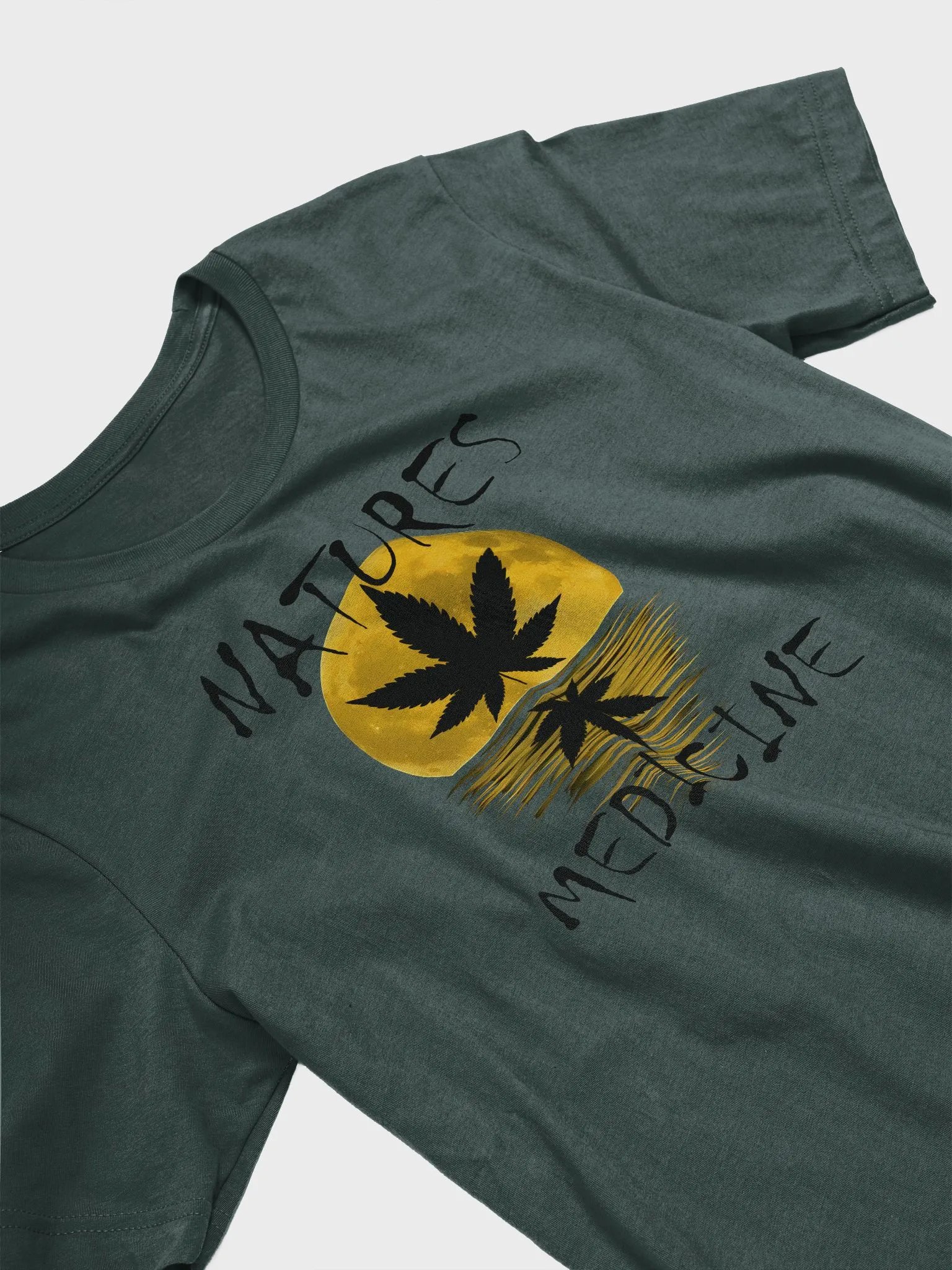Moonlit Cannabis Serenity Unisex T-Shirt product image (33)