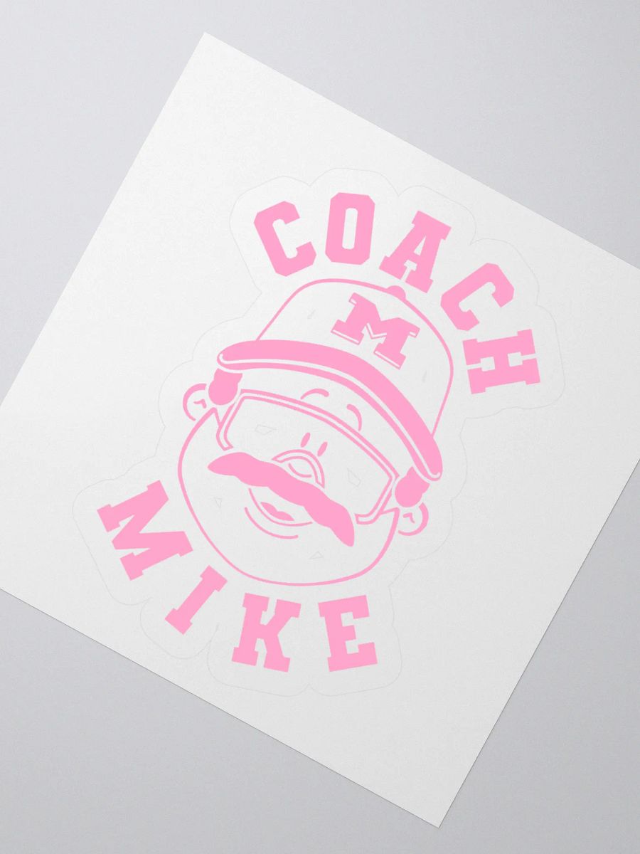 Coach Mike Sticker - Pink product image (2)