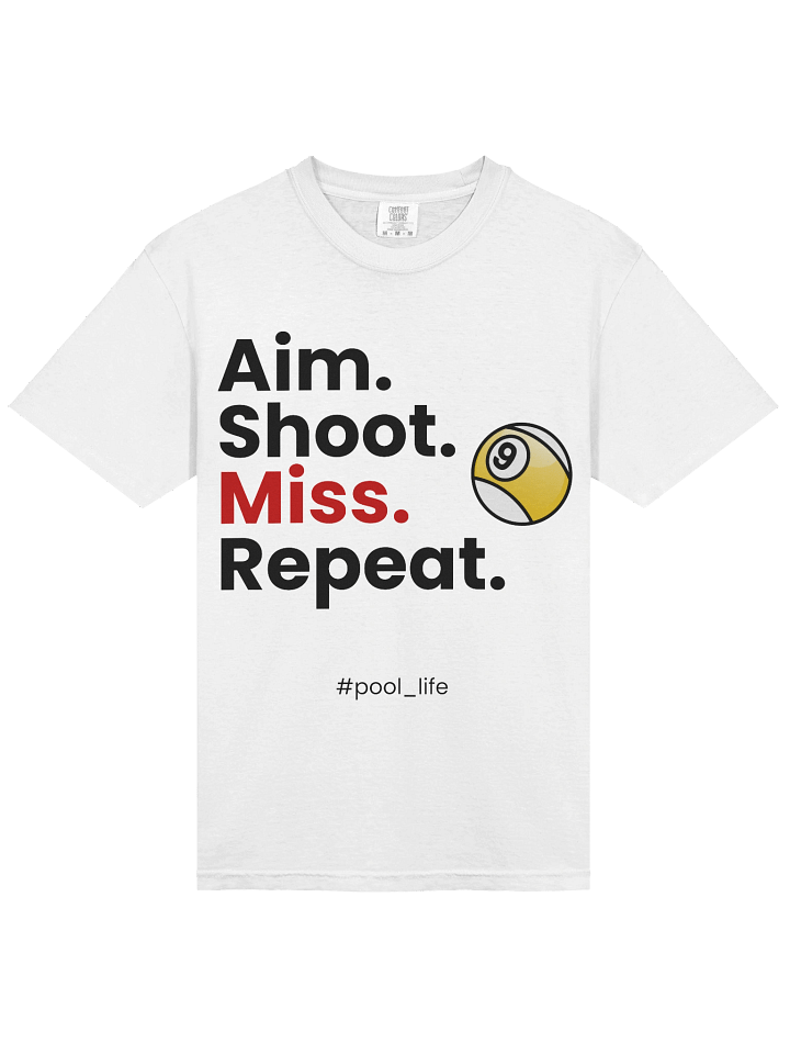 9-ball Pool Life T-shirt (White) product image (1)