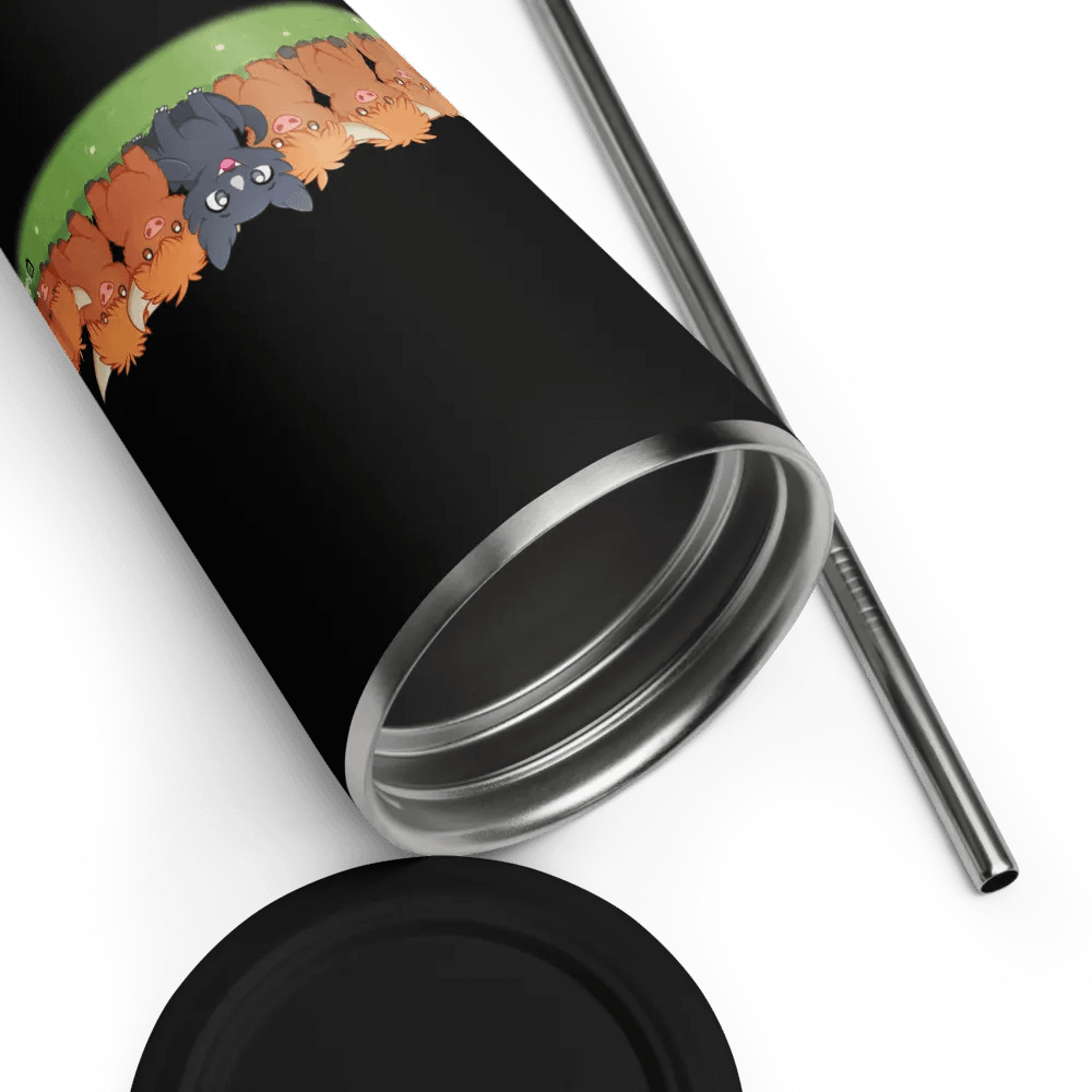 Highland tumbler with straw product image (3)