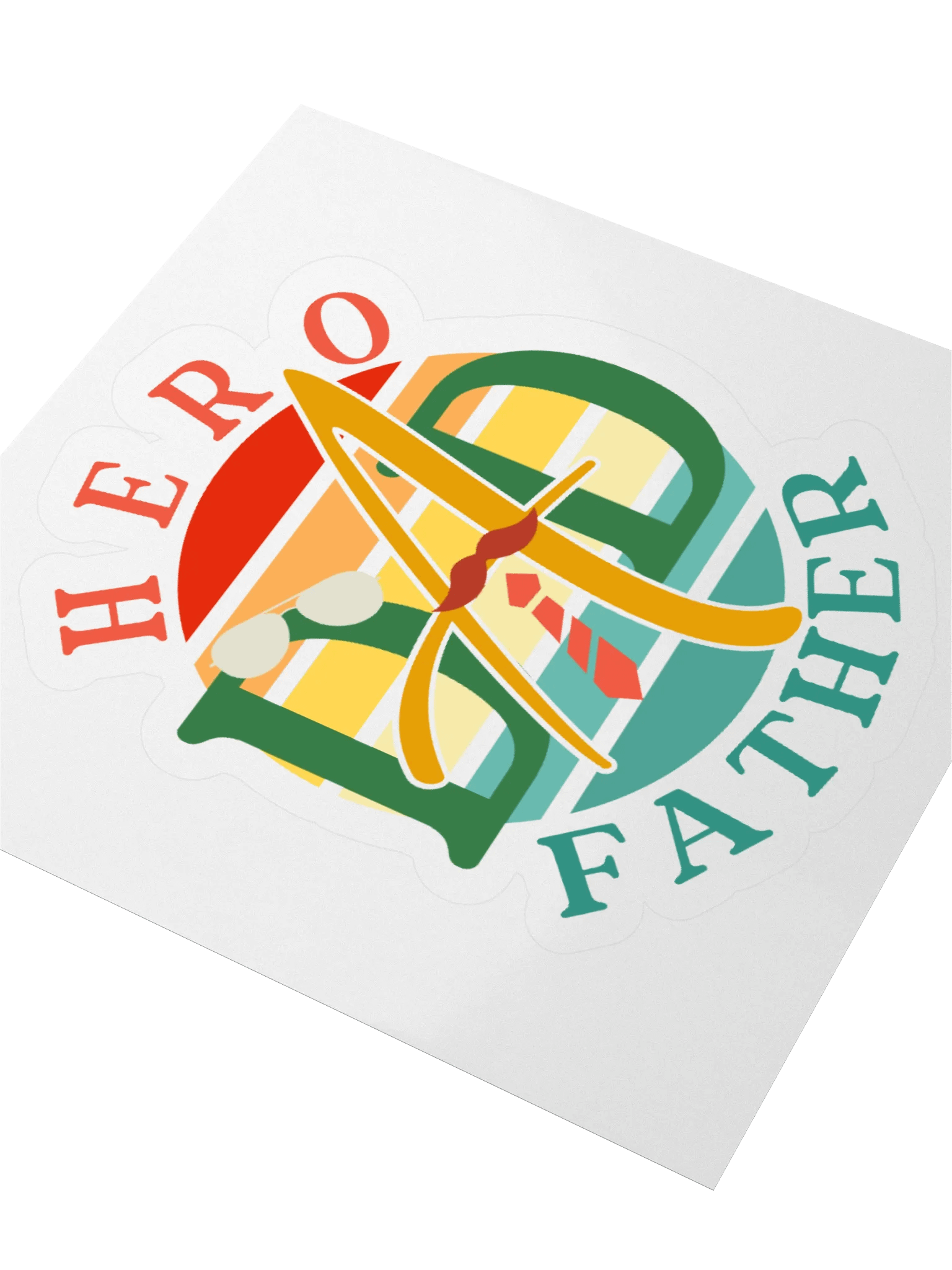 Hero Dad Father Sticker Set product image (9)