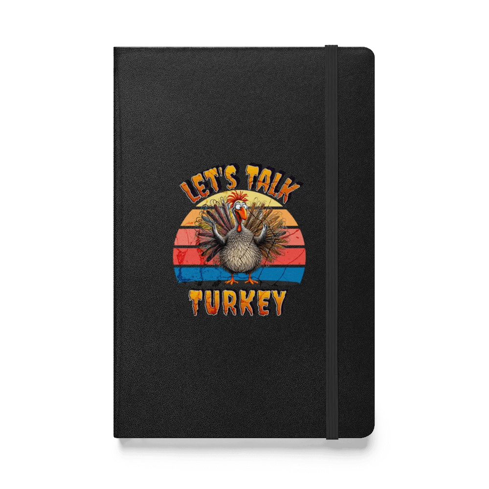 Lets Talk Turkey Quirky Hardcover Notebook product image (1)