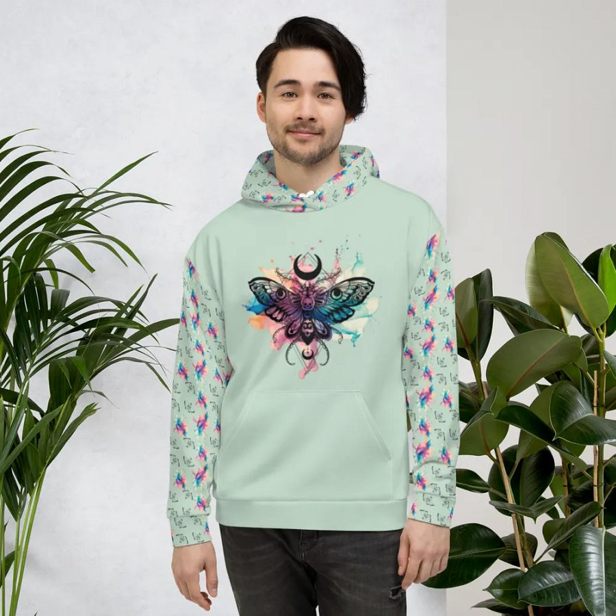Mystical Skull Moth Hoodie product image (6)