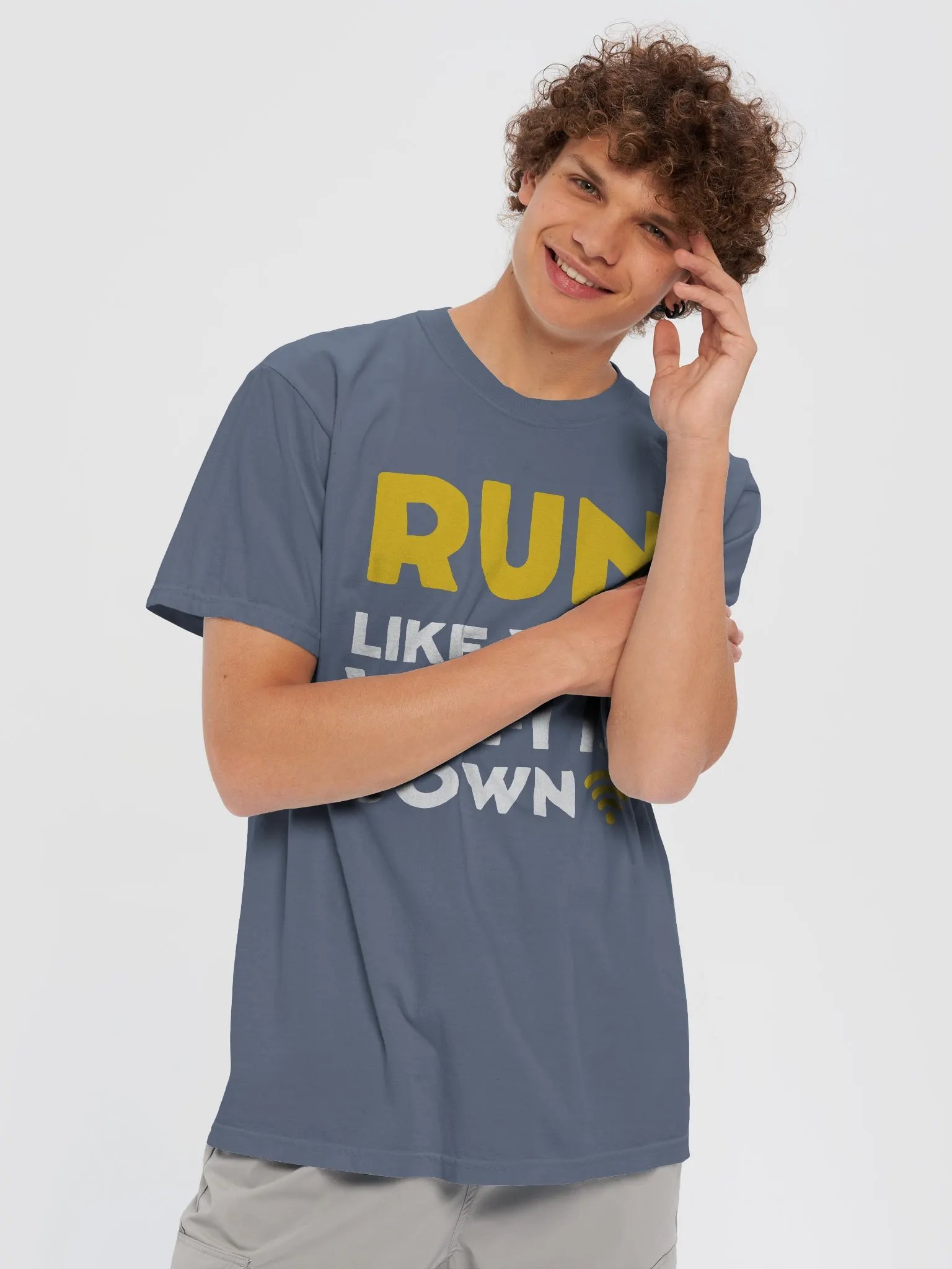 RUN. LIKE YOUR WIFI IS DOWN. Tee product image (20)