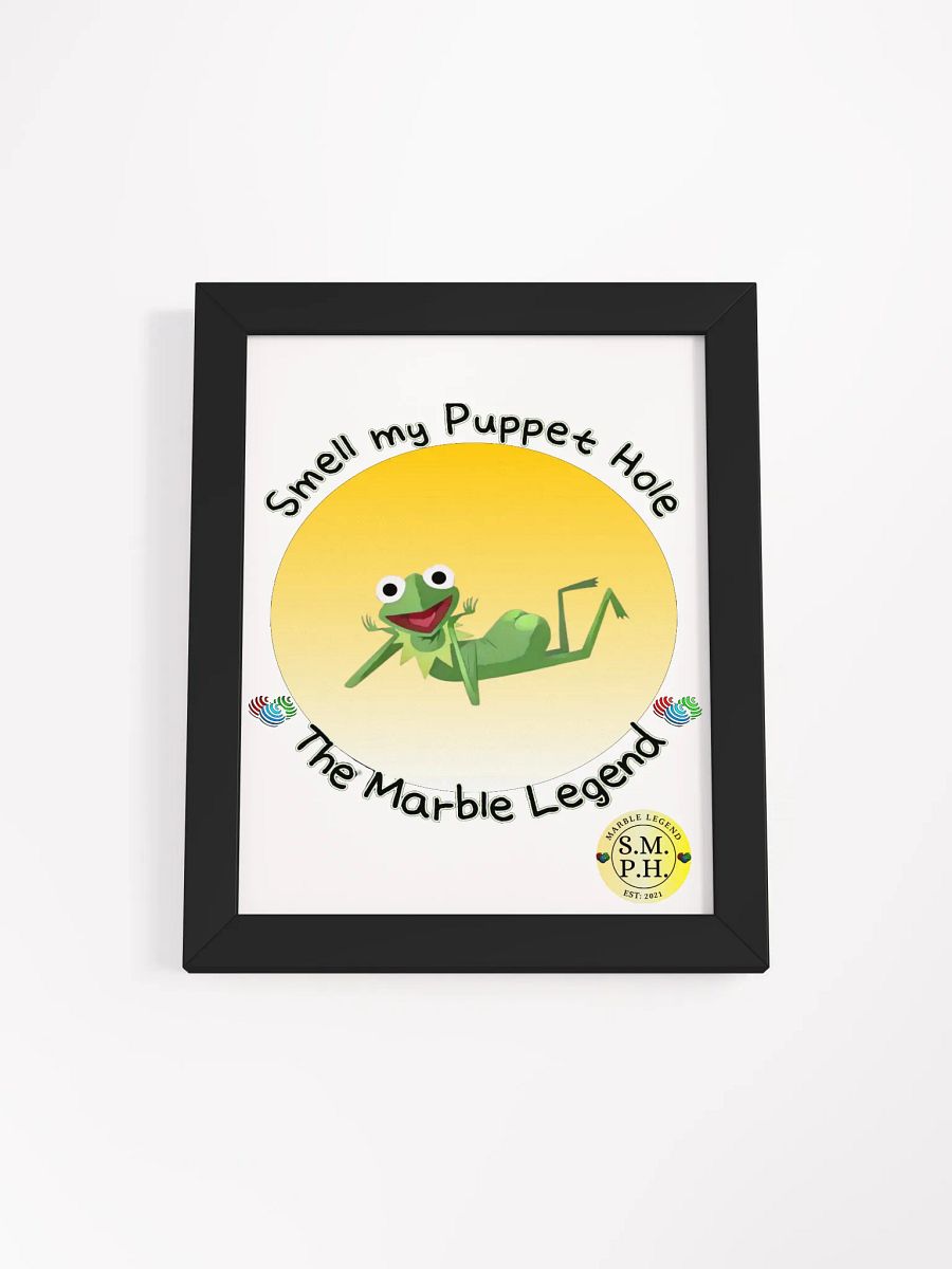 SMELL MY PUPPET HOLE PICTURE FRAME product image (1)
