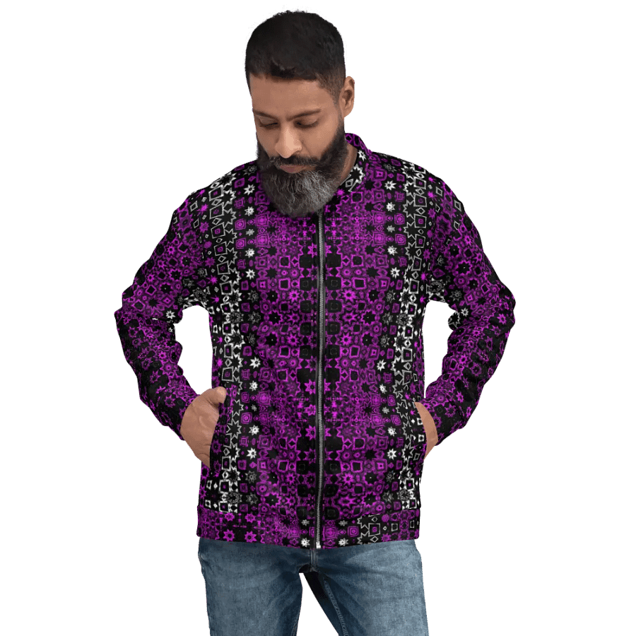 That Stars Pattern Unisex Bomber Jacket product image (2)