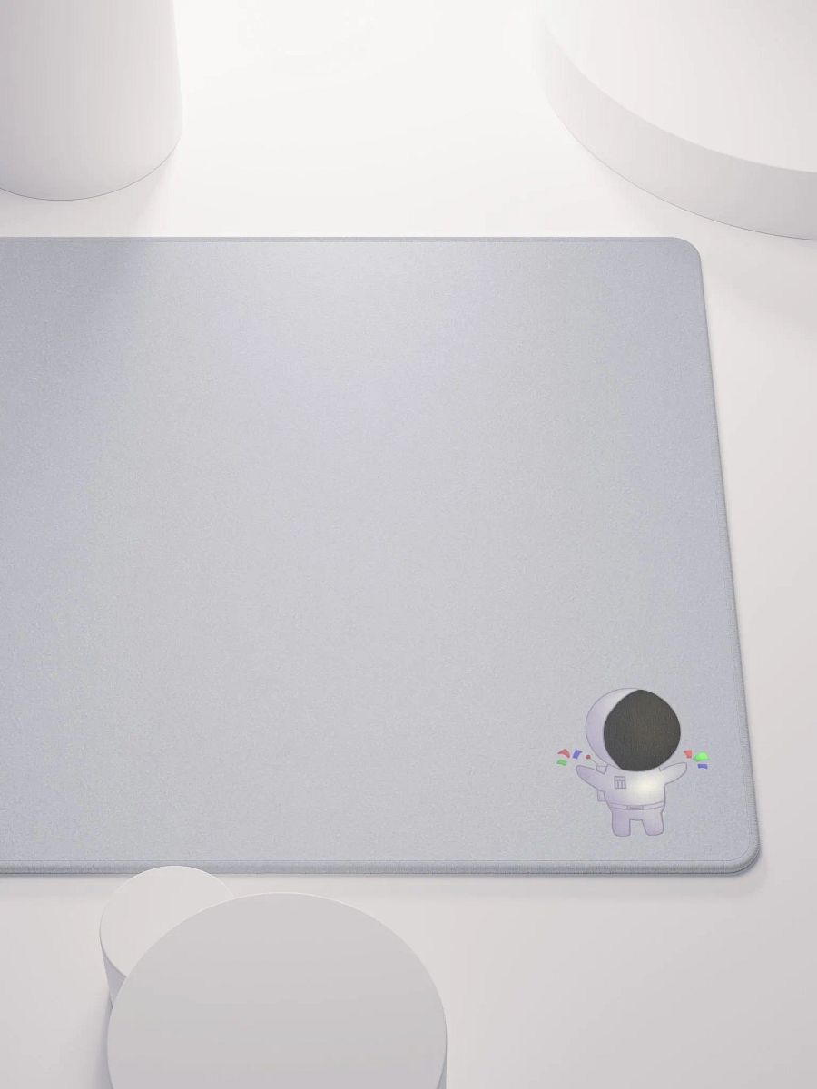 Light grey Gaming Mouse Pad with Chibi SoSillySal Avatar(2 Sizes) product image (5)