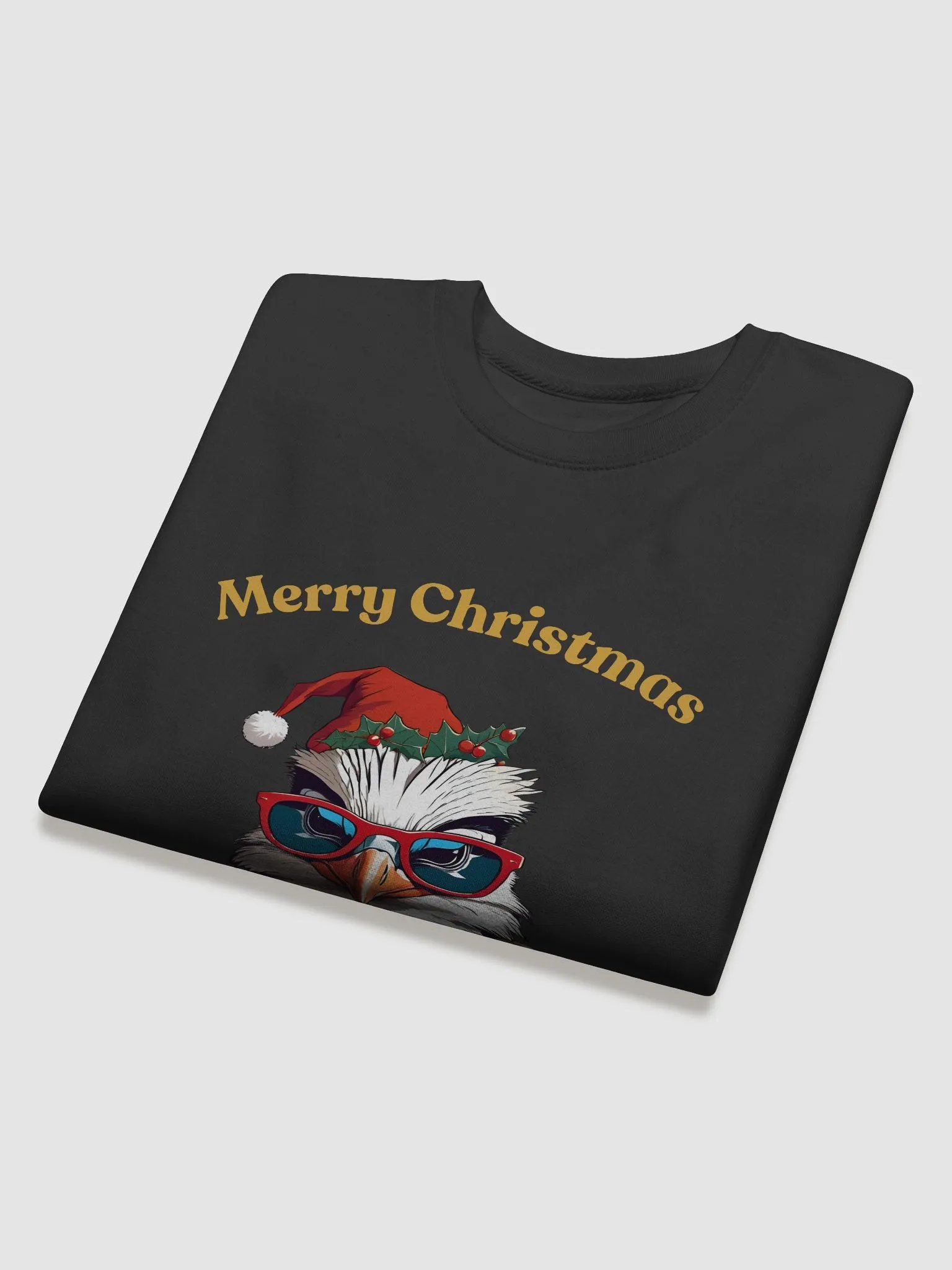 Festive Kookaburra Merry Christmas Sweatshirt - Gold product image (4)