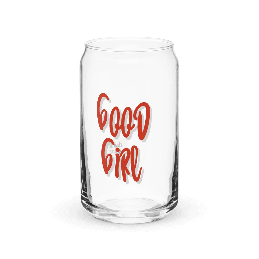 Good Girl Can Shaped Glass product image (1)