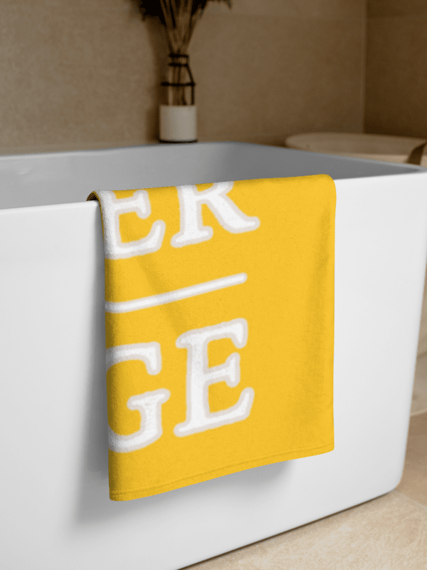 SUMMER LOUNGE SUNNY YELLOW TOWEL - Strandtuch Sonnengelb product image (5)