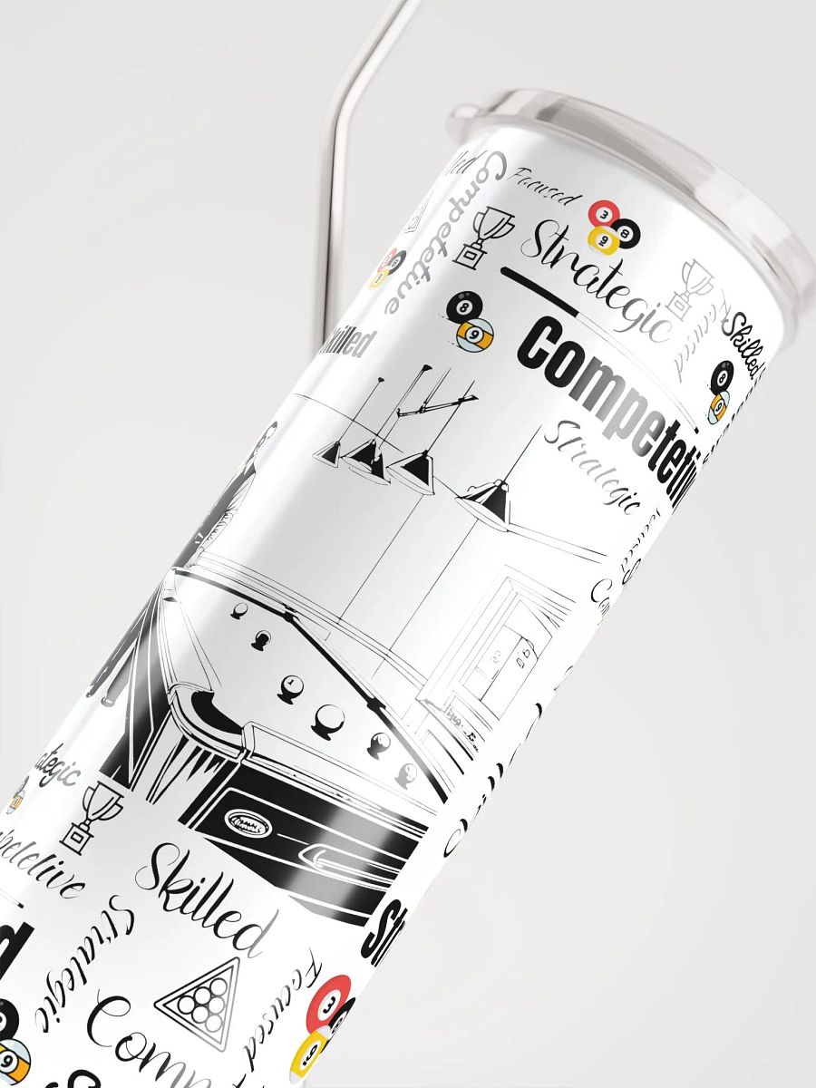 20 oz Billiard Player Affirmation Word Art Tumbler product image (7)