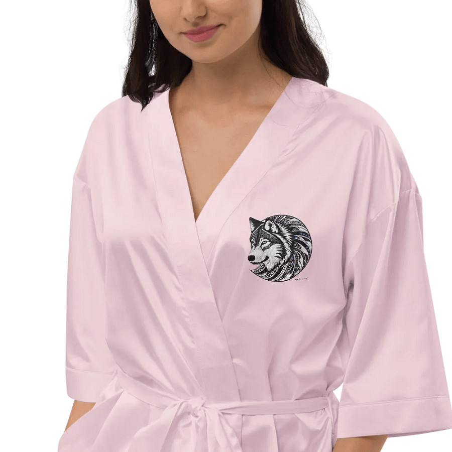 Timber Wolf Satin Bathrobes product image (18)