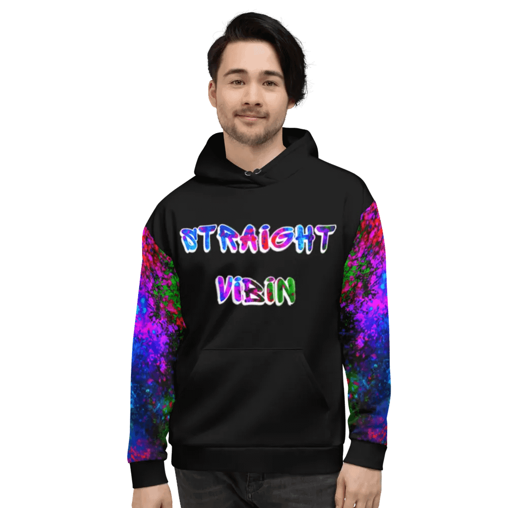 STRAIGHT VIBIN NEON COLOR FADE HOODIE product image (2)