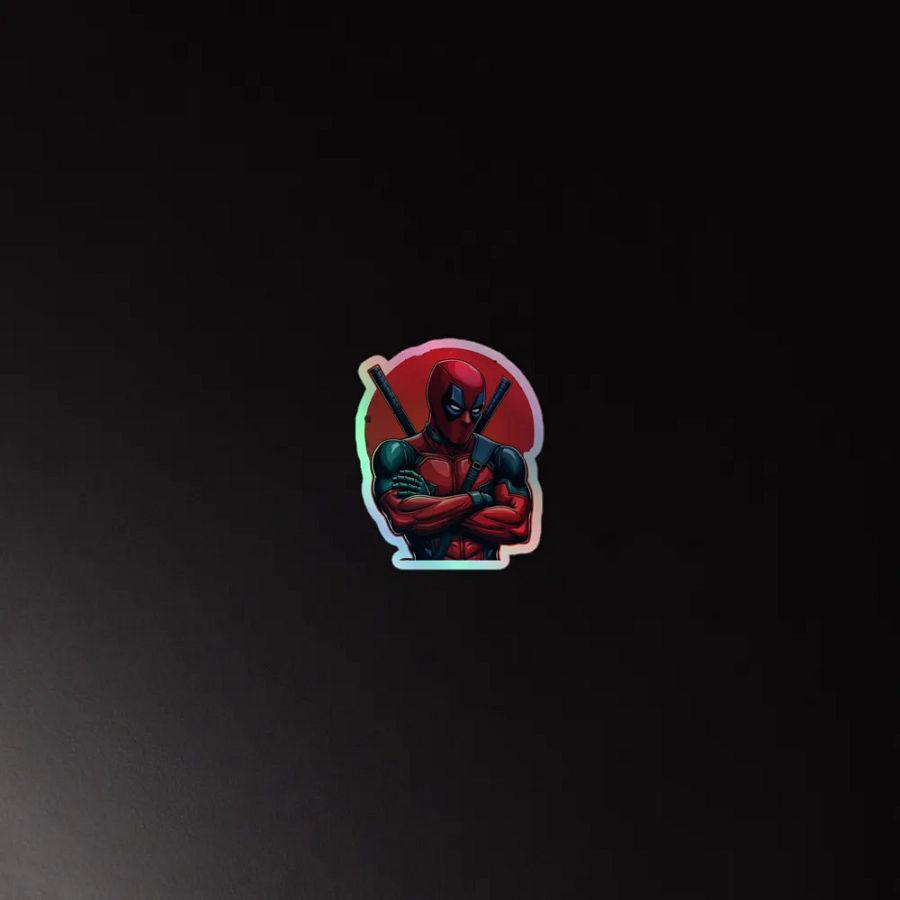 Deadpool Holographic Sticker Set product image (3)