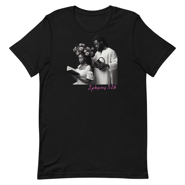 Ephesians 5:26 Black T-Shirt product image (2)