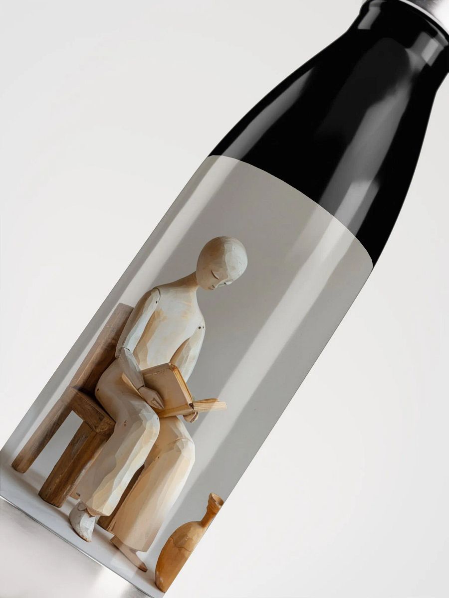 Stainless Steel Water Bottle by Allcolor-We are all wooden people 001 product image (5)