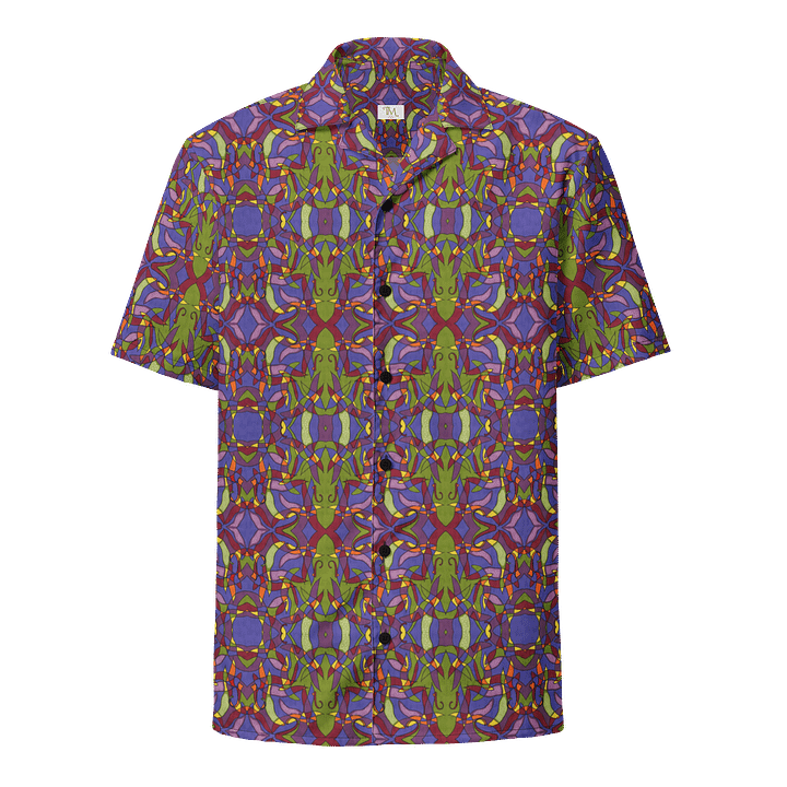 Pepper Spark – Vibrant Mosaic Pattern Hawaiian Shirt product image (1)