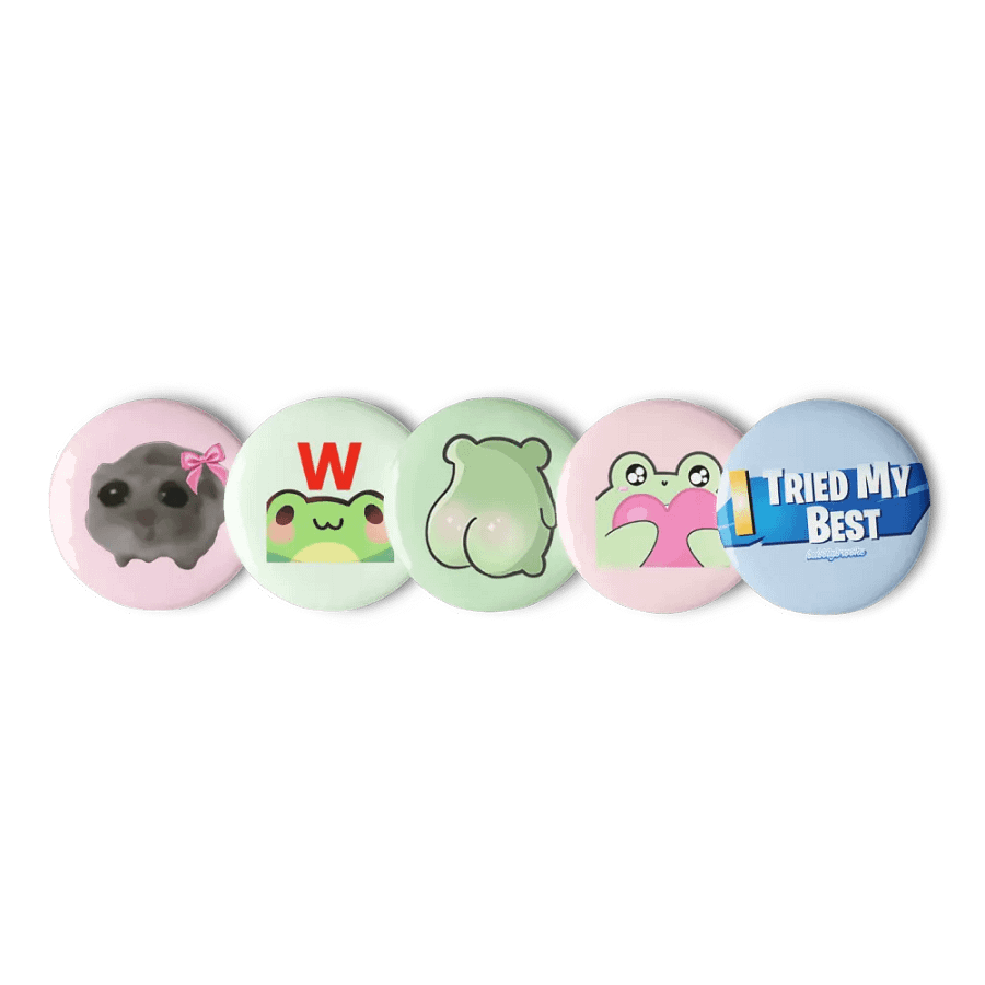 ADORB PIN BUTTON SET product image (5)