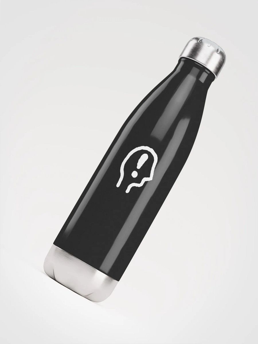 EXCLAIMING MENTALLY (white design) stainless steel water bottle product image (5)