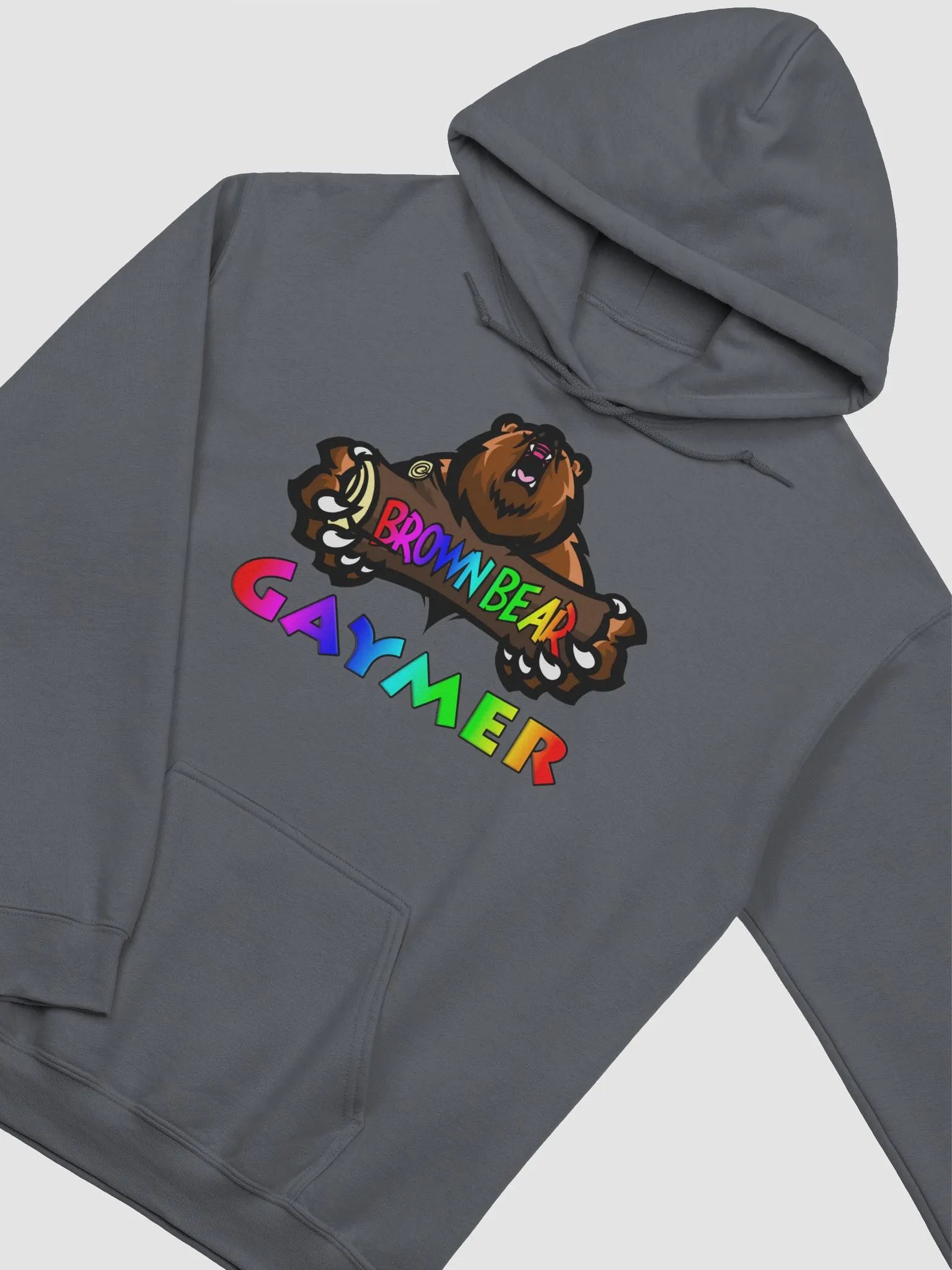 Brown Bear Gaymer (Rainbow Pride) - Hoodie product image (1)