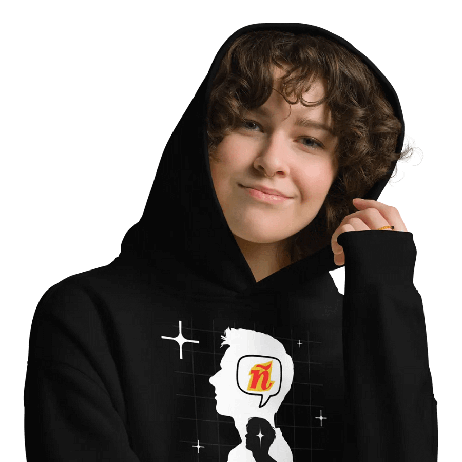 Sudadera con capucha negra - Español Dormido product image (9)