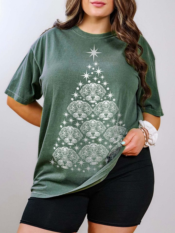 Shih Tzu Christmas Tree T-Shirt product image (1)