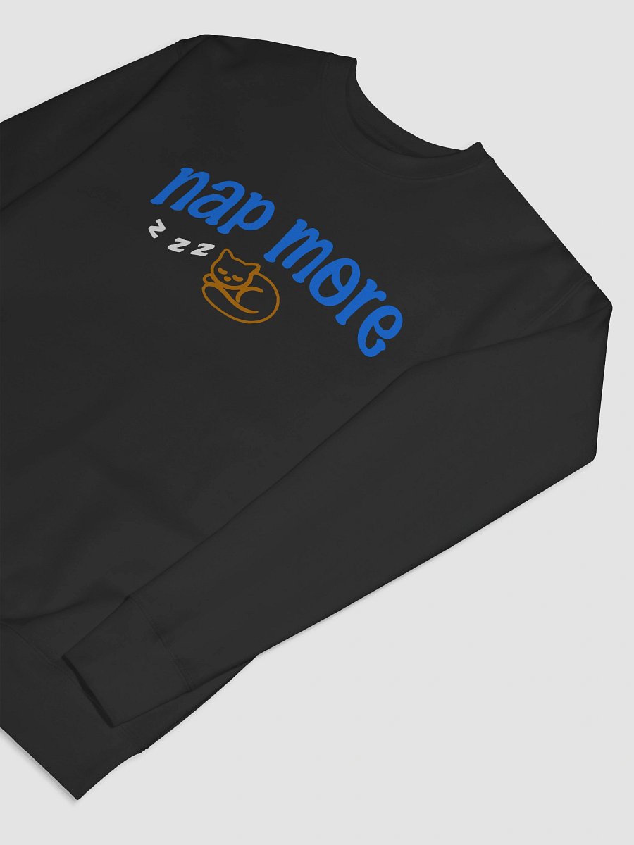 Nap More Cozy Cat Sweatshirt product image (46)
