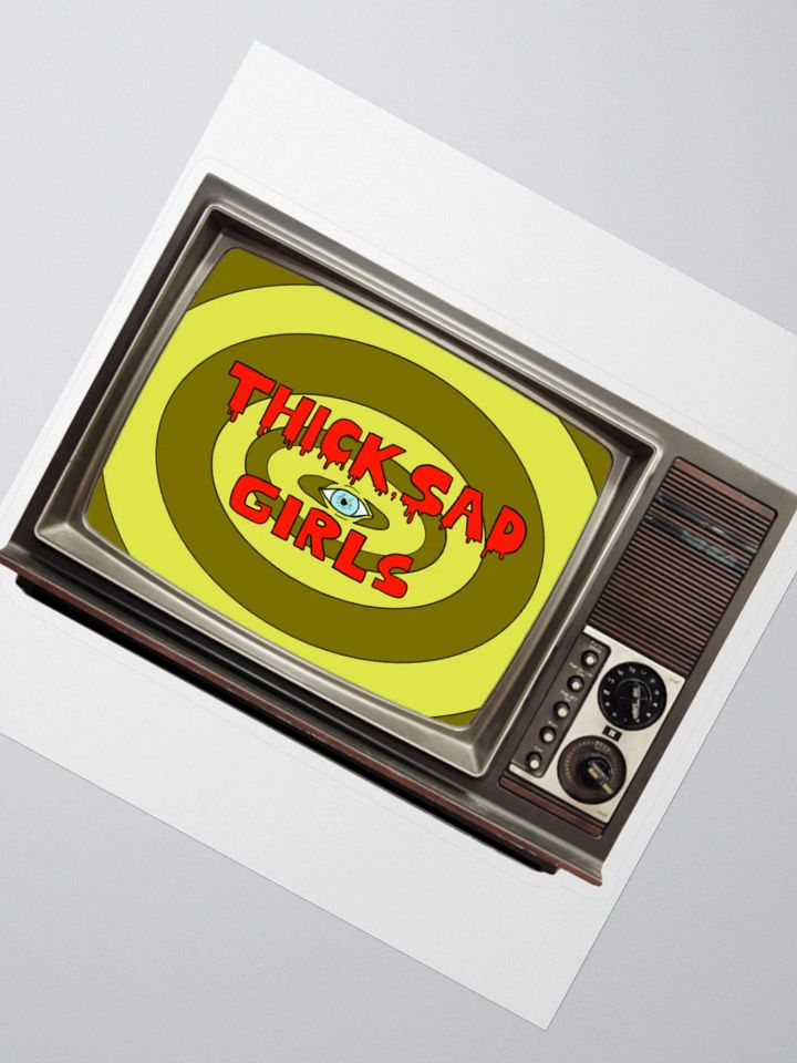 Thick Sad Girls Sticker product image (2)