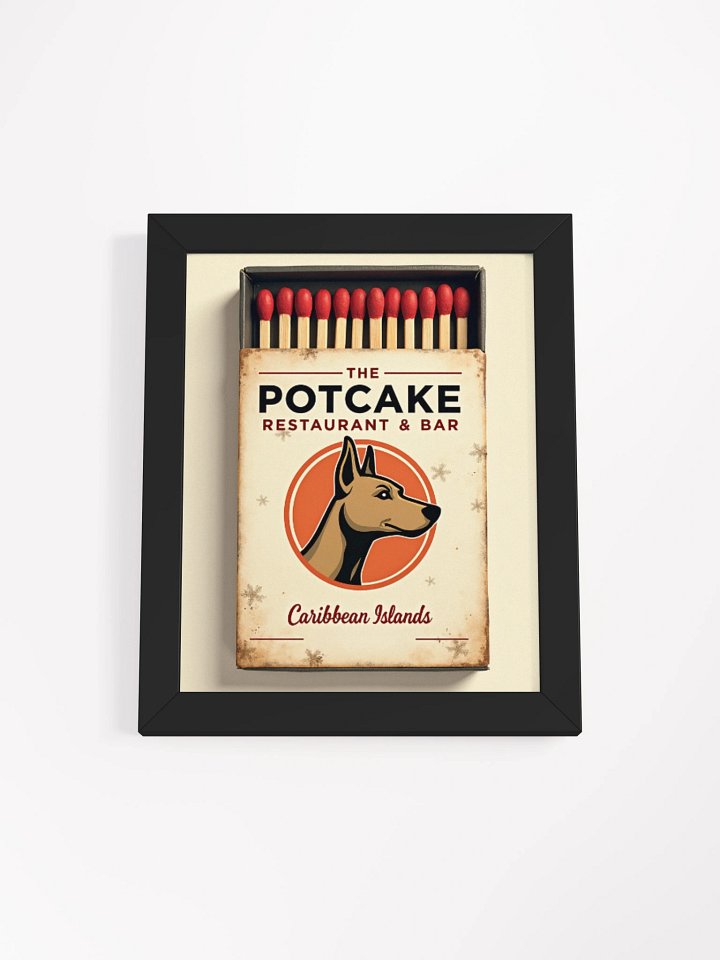 Potcake Matchbox Framed Print product image (4)