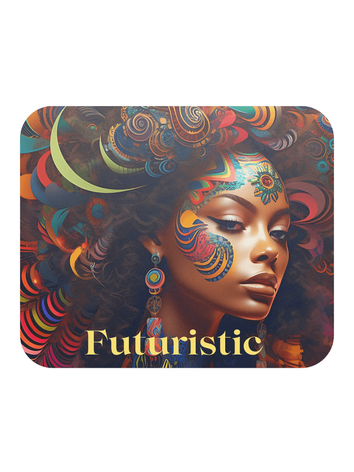 Futuristic Patterns Mouse Pad product image (1)