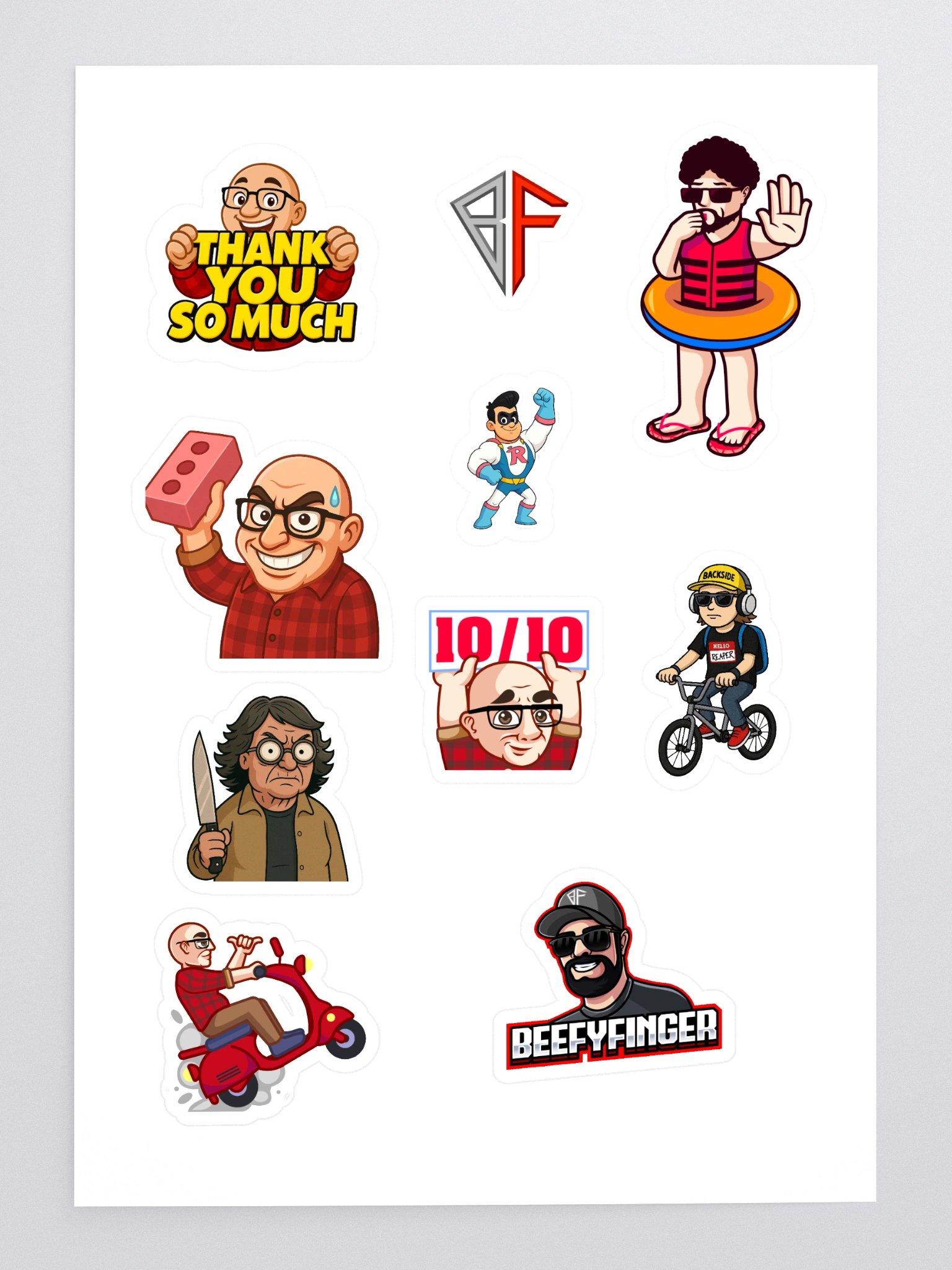 Beefy Stickers product image (3)