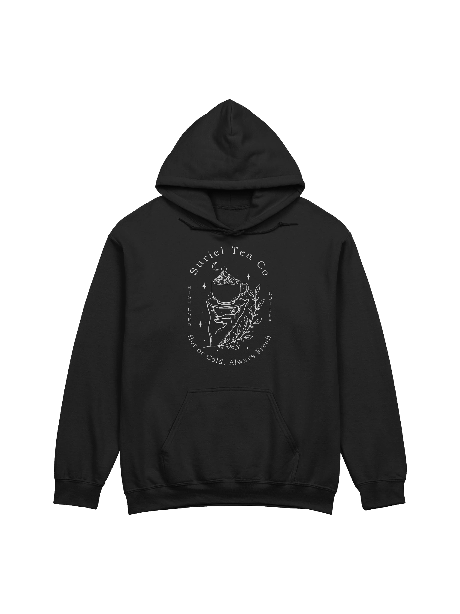 The Suriel Tea Co Suriel Tea Company Spill The Tea Velaris ACOTAR Symbol Hoodie 1BK7 product image (1)