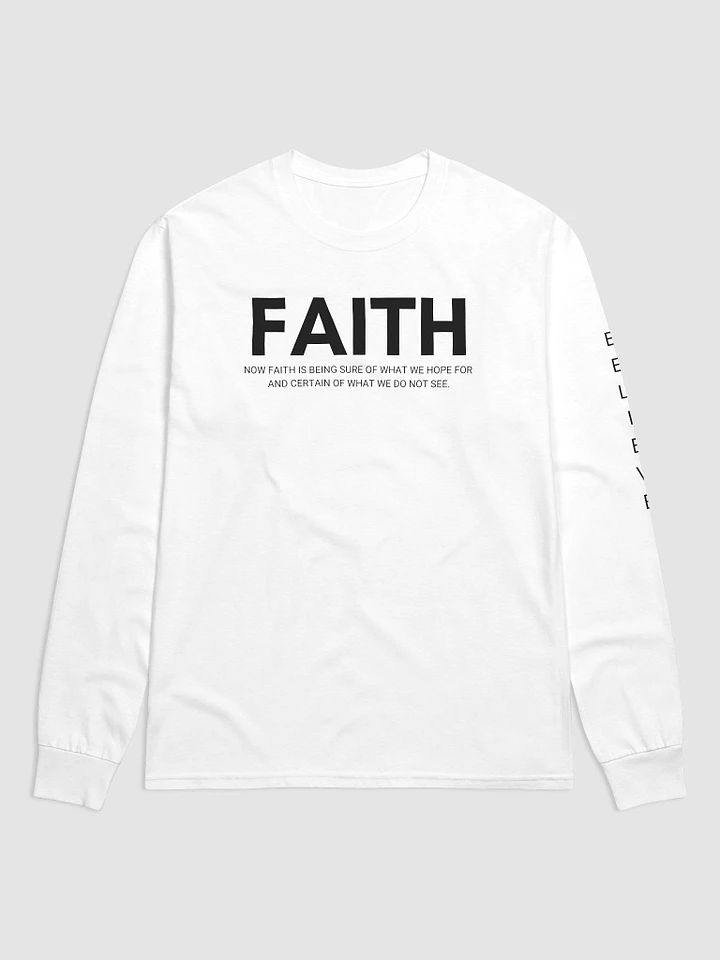 Faith Unisex - Long Sleeve (Black) product image (1)
