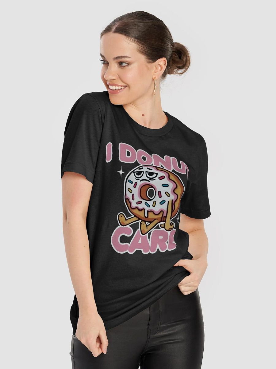 I DONUT CARE Cartoon T-Shirt product image (8)