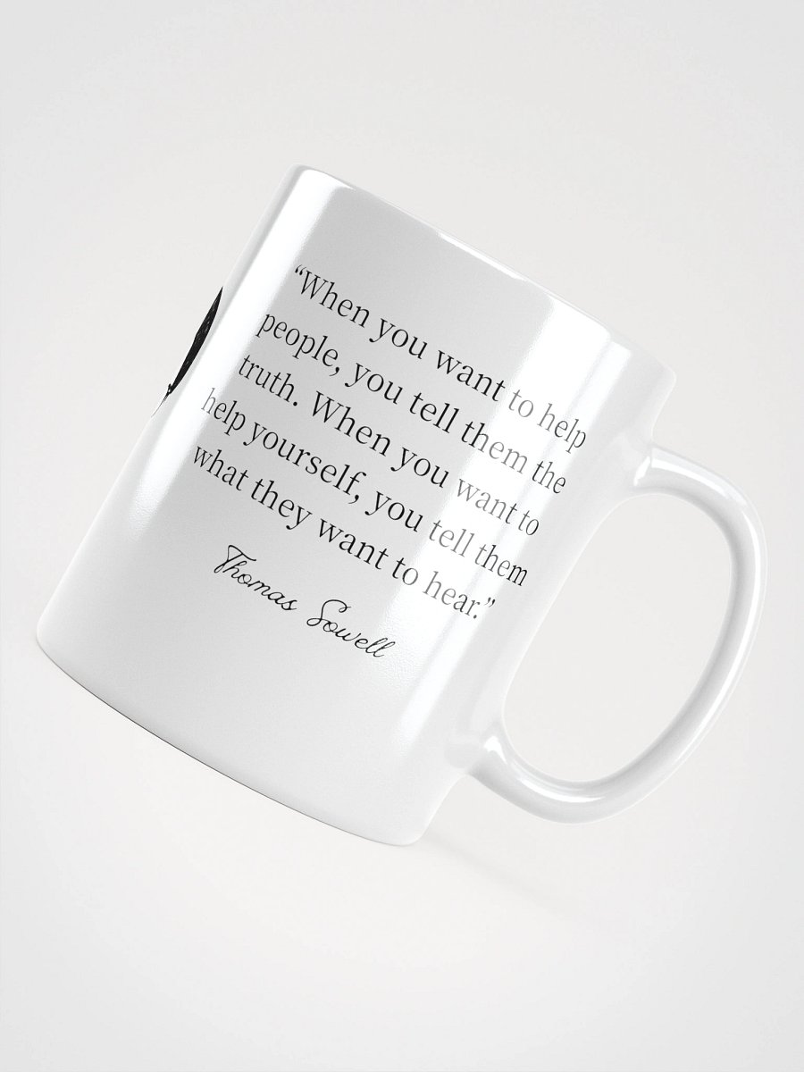 "Tell Them the Truth" — Thomas Sowell Quote Mug product image (4)