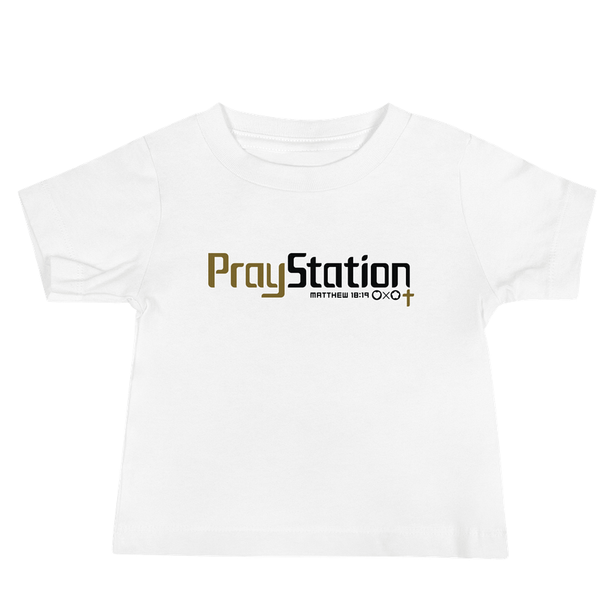 LXA PrayStation Baby Tee | Love X Aloha - Faith Collection | Premium Christian Apparel product image (2)