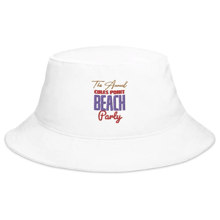 Coles Point Beach Party Embroidered Bucket Hat product image (3)