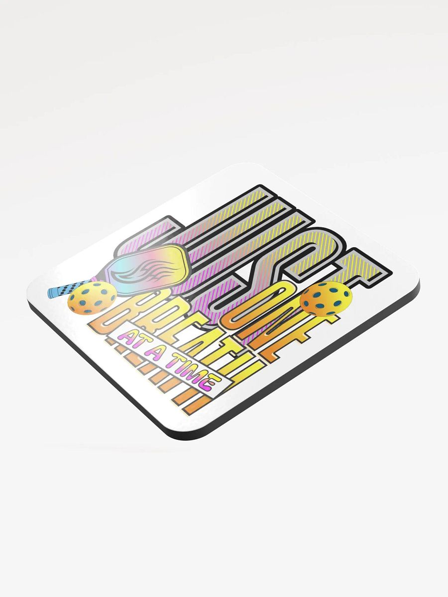 Just One Breath At A Time Pickleball Coaster product image (3)