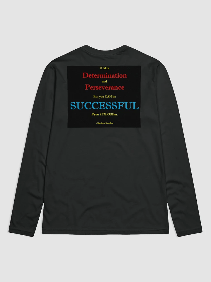 [With Quote 6 on the Back] Long Sleeve Crew Neck Shirt (Next Level Premium Fitted) product image (1)
