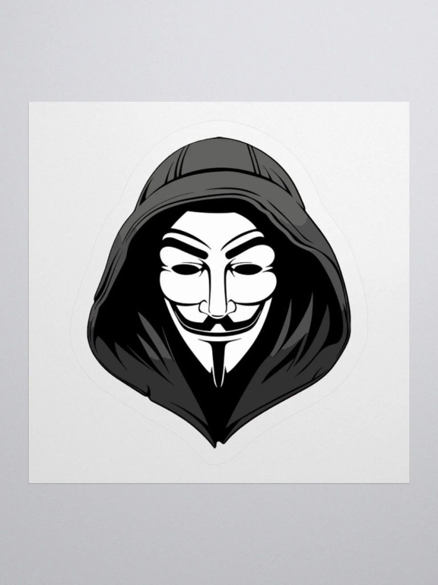 Guy Fawkes Hoodie Sticker product image (1)