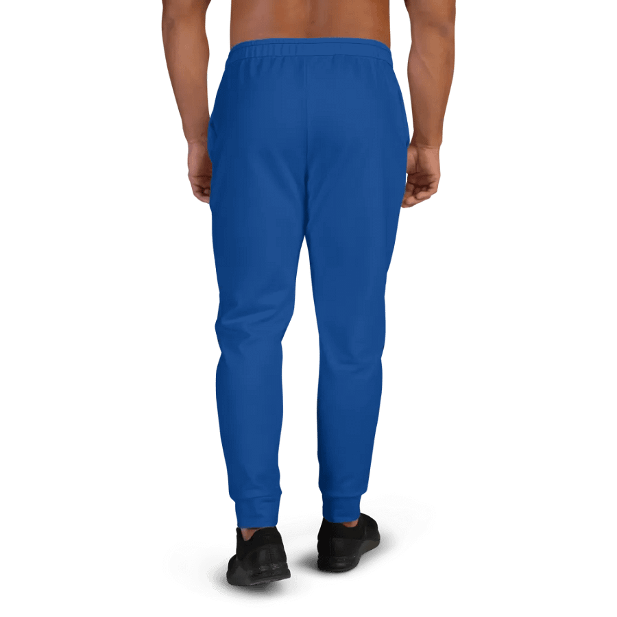 Plain Navy-Blue Light Summer Recycled Polyester Premium Men's Joggers by Treasure Pie product image (4)