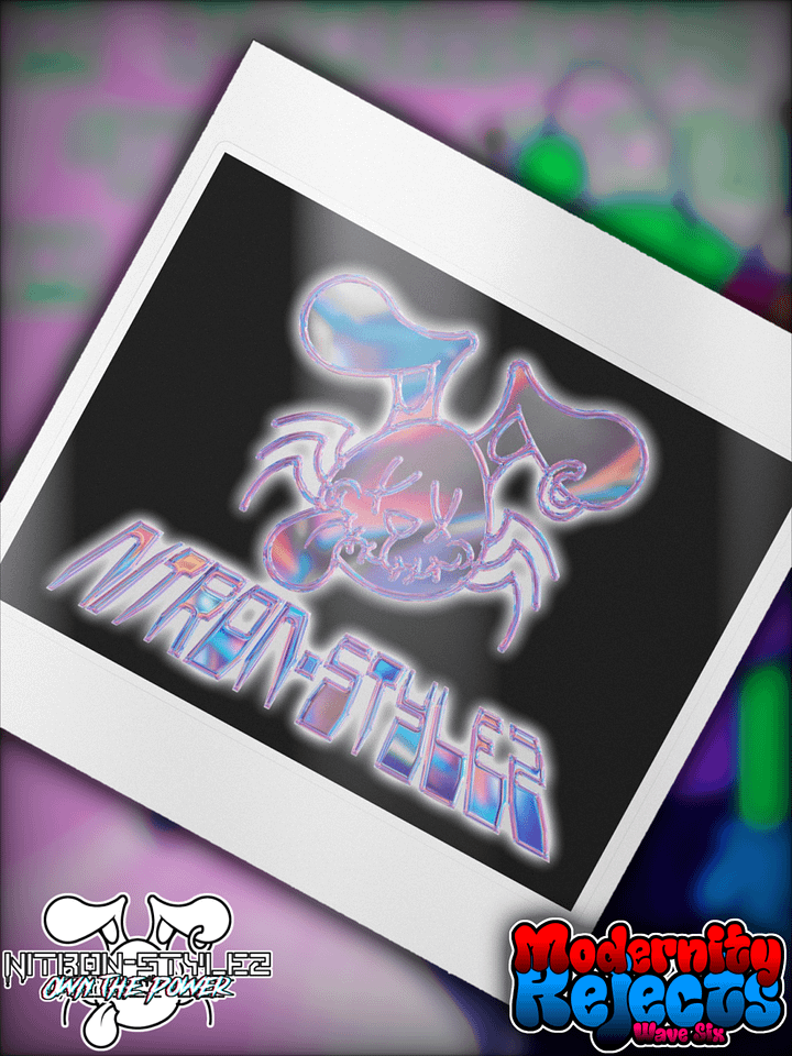 Wave 6 - Metallic Logo Kiss Cut Sticker product image (1)