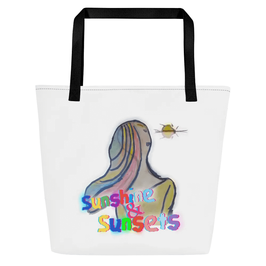 Sunshine & Sunsets Large Tote Bag w/ Pocket product image (1)