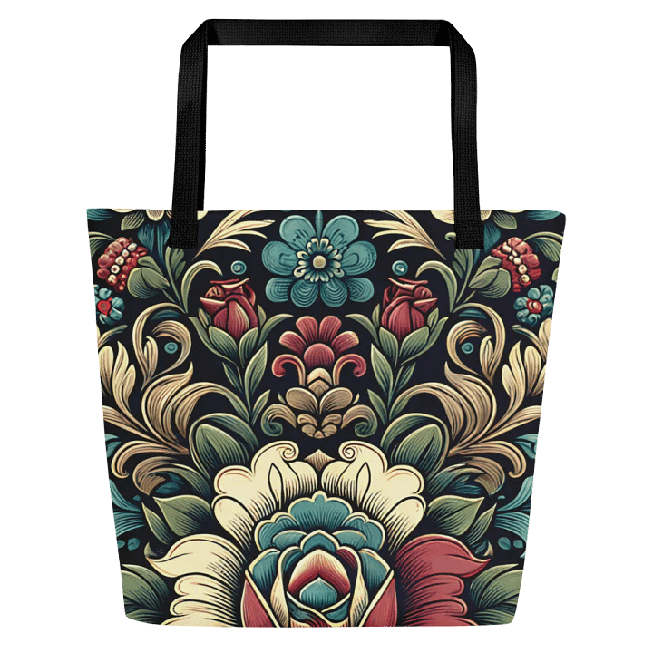 Floral Symphony Large Tote Bag product image (1)