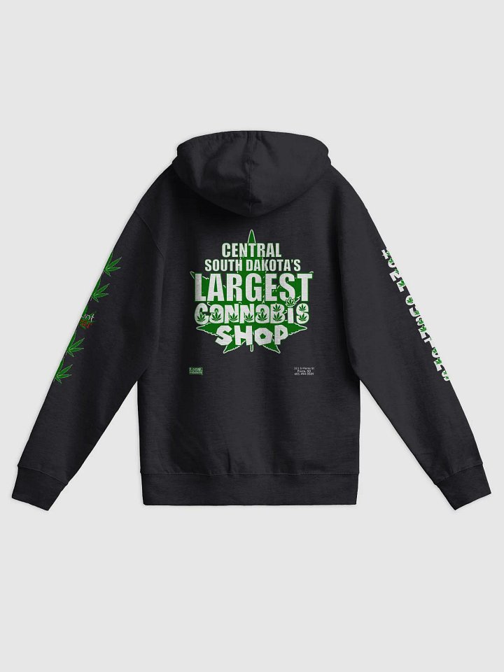 Hemp Quarters Front/Read/Sleeves Zipper Hoodie product image (2)
